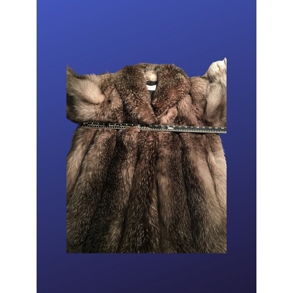 𝅺forgues FOURRURES Full Length INDIGO FOX Fur Coat, Women’s Size Large, EUC - Picture 4 of 10